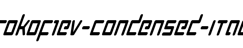 Prokofiev-Condensed-Italic