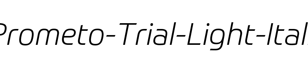 Prometo-Trial-Light-Italic