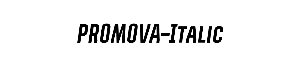 PROMOVA-Italic