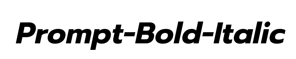 Prompt-Bold-Italic