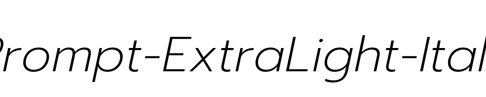 Prompt-ExtraLight-Italic