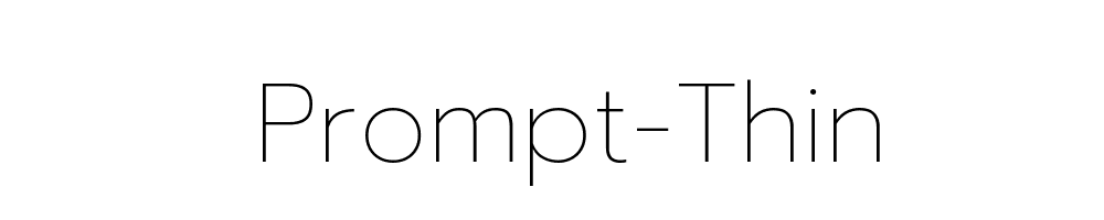 Prompt-Thin