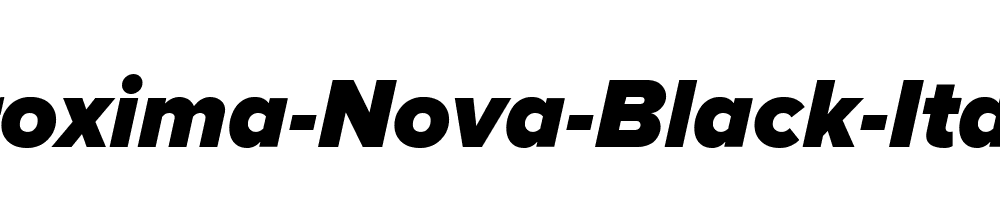 Proxima-Nova-Black-Italic