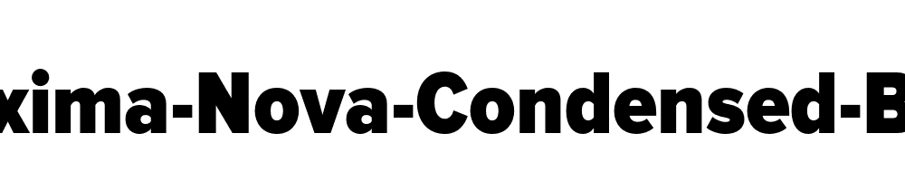 Proxima-Nova-Condensed-Black