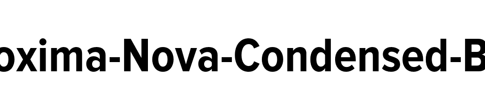 Proxima-Nova-Condensed-Bold