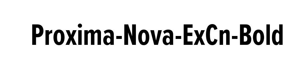 Proxima-Nova-ExCn-Bold