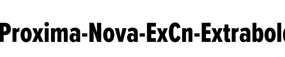 Proxima-Nova-ExCn-Extrabold