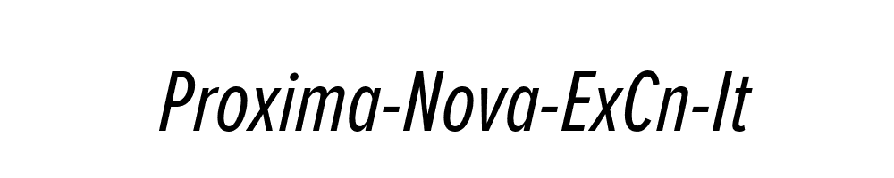 Proxima-Nova-ExCn-It