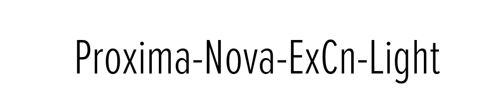 Proxima-Nova-ExCn-Light