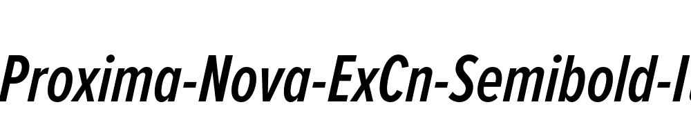 Proxima-Nova-ExCn-Semibold-It