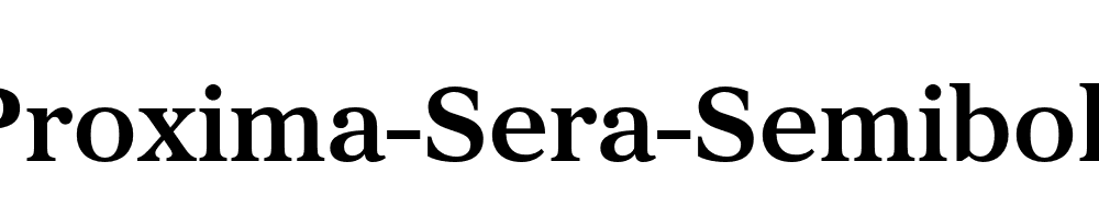 Proxima-Sera-Semibold