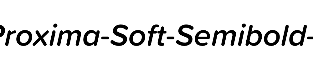 Proxima-Soft-Semibold-It