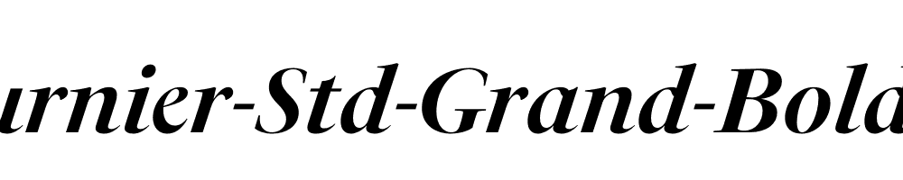 PSFournier-Std-Grand-Bold-Italic