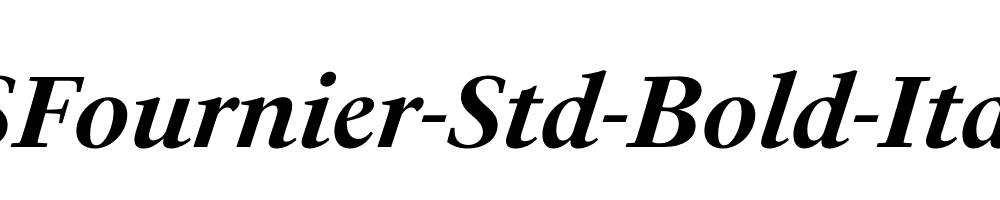 PSFournier-Std-Bold-Italic