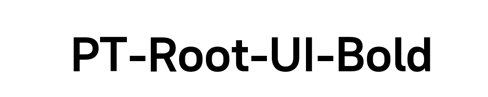 PT-Root-UI-Bold