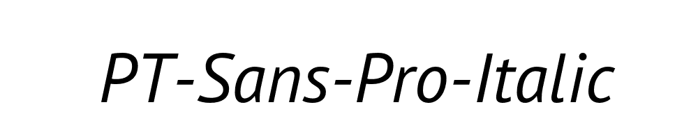 PT-Sans-Pro-Italic