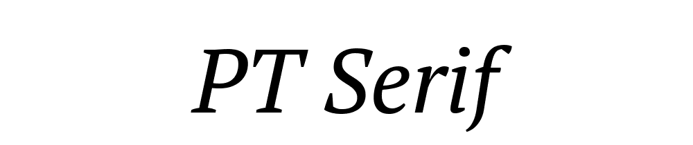 Pt Serif