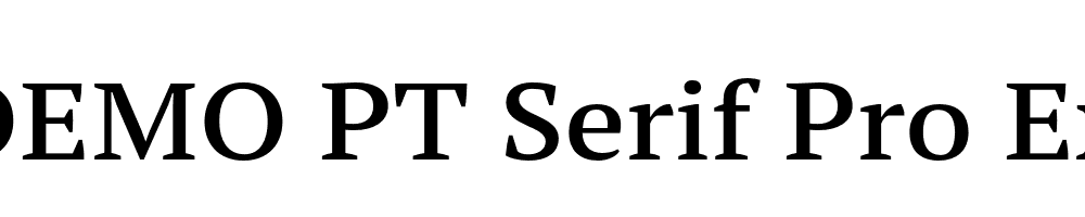  DEMO PT Serif Pro Ext Demi Regular