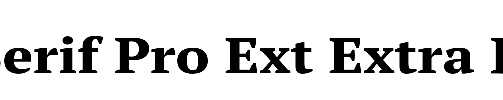  DEMO PT Serif Pro Ext Extra Bold Regular