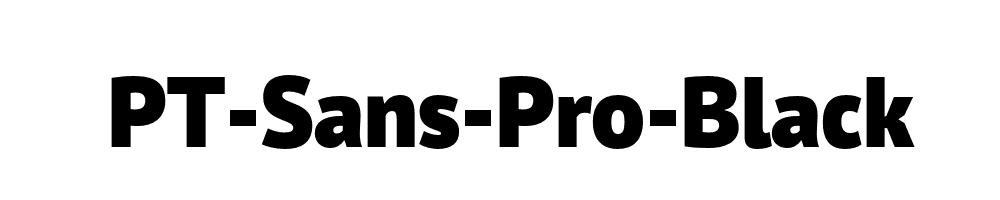 PT-Sans-Pro-Black