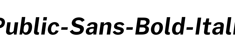 Public-Sans-Bold-Italic