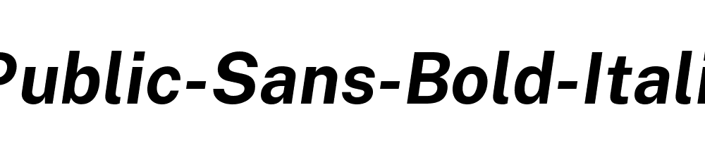 Public-Sans-Bold-Italic