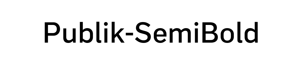 Publik-SemiBold