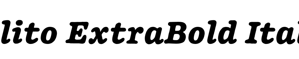  DEMO Pueblito ExtraBold Italic ExtraBold