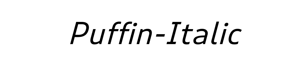 Puffin-Italic