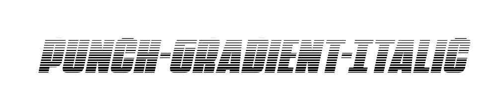 Punch-Gradient-Italic