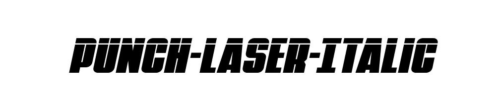 Punch-Laser-Italic