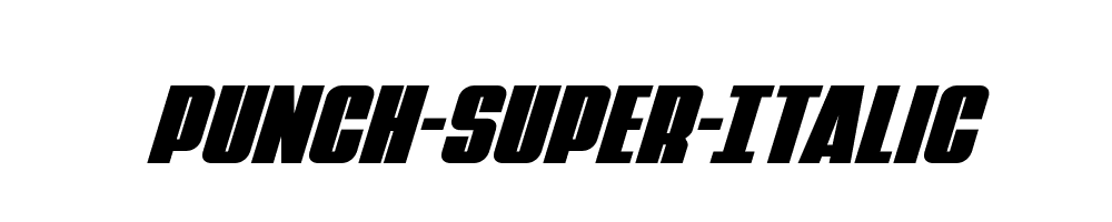 Punch-Super-Italic