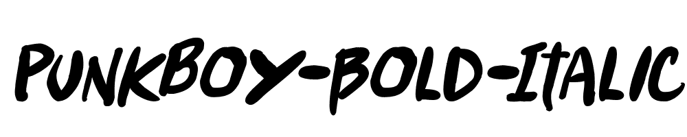 Punkboy-Bold-Italic