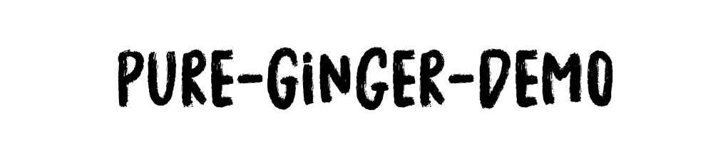 Pure-Ginger-Demo