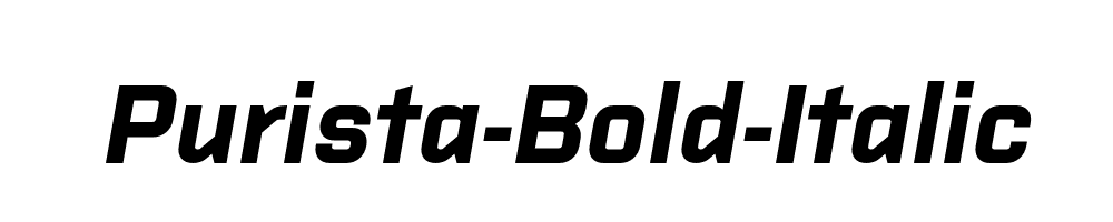 Purista-Bold-Italic