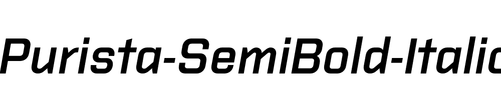 Purista-SemiBold-Italic