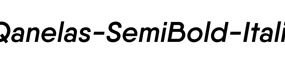 Qanelas-SemiBold-Italic