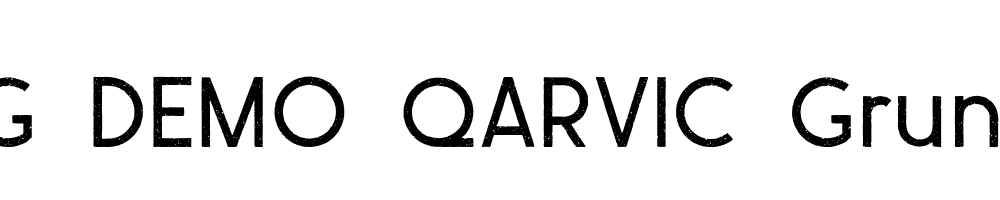  DEMO QARVIC Grunge Regular