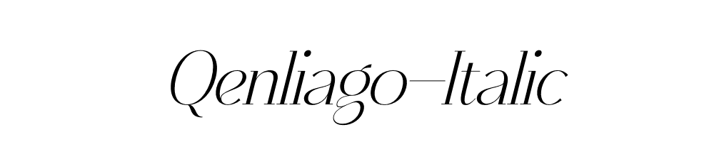 Qenliago-Italic