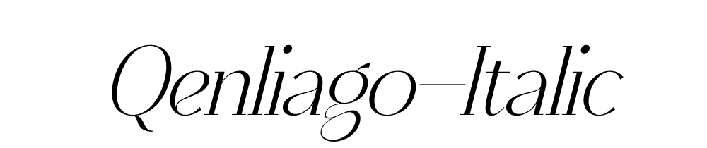 Qenliago Italic