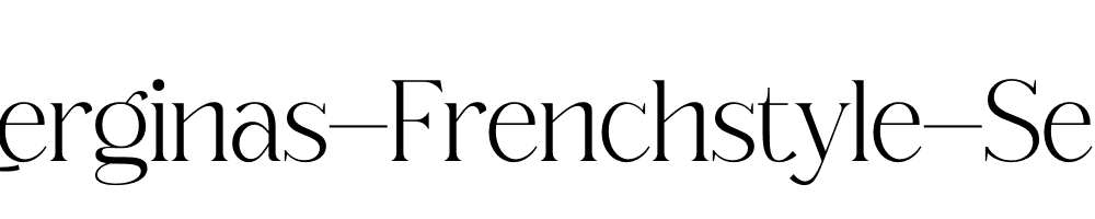 Qerginas-Frenchstyle-Serif