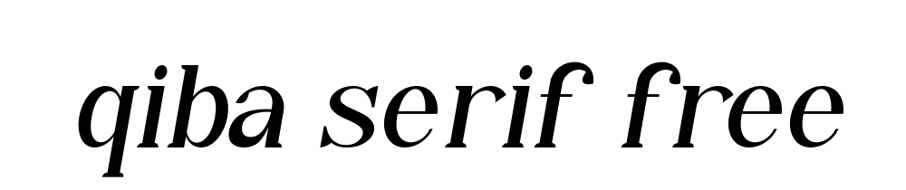 Qiba Serif Free