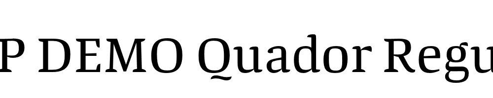 FSP DEMO Quador Regular