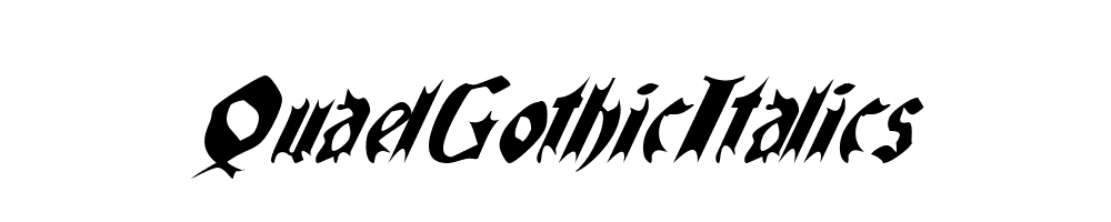 QuaelGothicItalics