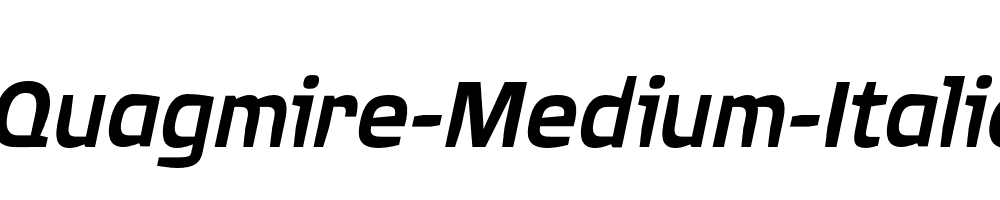 Quagmire-Medium-Italic