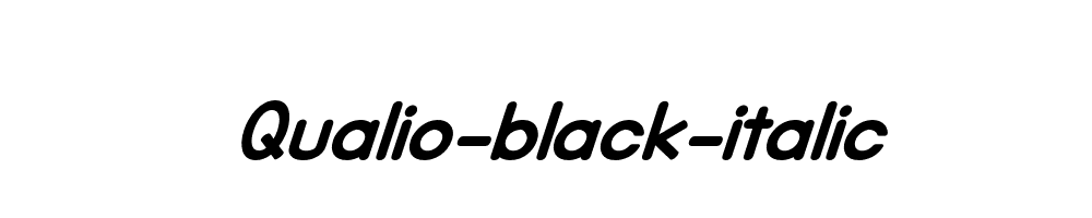 Qualio-black-italic