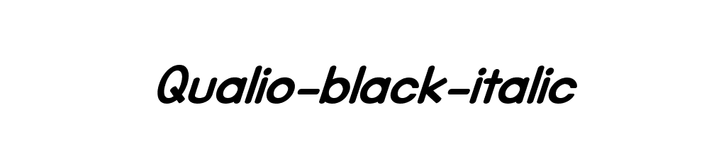 Qualio-black-italic