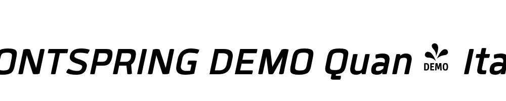  DEMO Quan 2 Italic