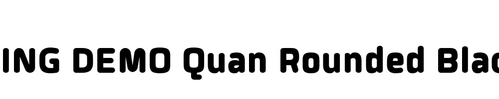  DEMO Quan Rounded Black Regular