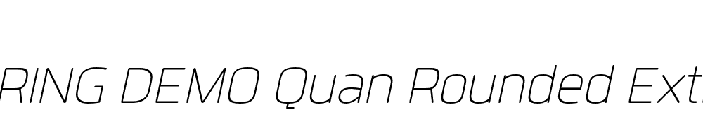  DEMO Quan Rounded ExtLt 2 Italic